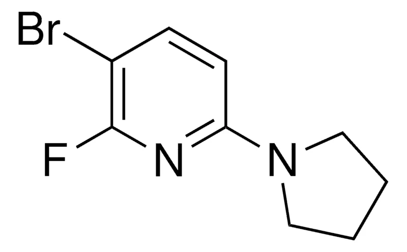 Sigma-Aldrich 3-Bromo-2-fluoro-6-(pyrrolidin-1-yl)pyridine,AldrichCPR