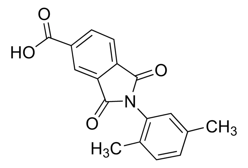 Sigma-Aldrich 2-(2,5-Dimethylphenyl)-1,3-dioxo-5-isoindolinecarboxylic acid,AldrichCPR