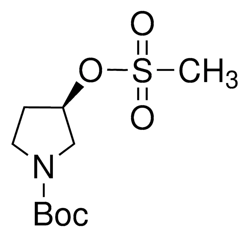 Sigma-Aldrich (R)-3-Methanesulfonyloxy-pyrrolidine-1-carboxylic acid tert-butyl ester,AldrichCPR
