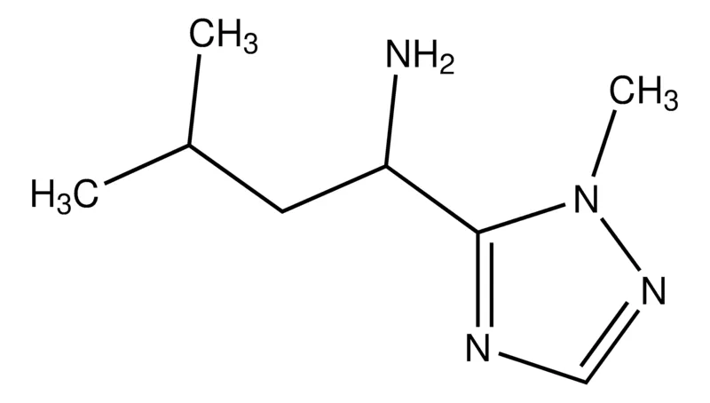 Sigma-Aldrich 3-Methyl-1-(1-methyl-1H-1,2,4-triazol-5-yl)-1-butanamine,AldrichCPR