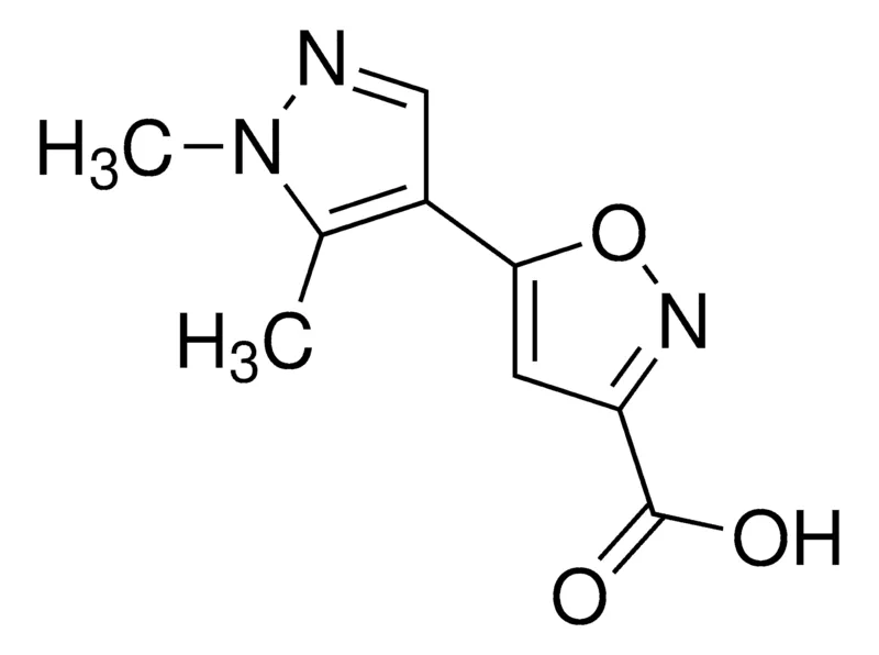 Sigma-Aldrich 5-(1,5-dimethyl-1H-pyrazol-4-yl)-isoxazole-3-carboxylic acid,AldrichCPR