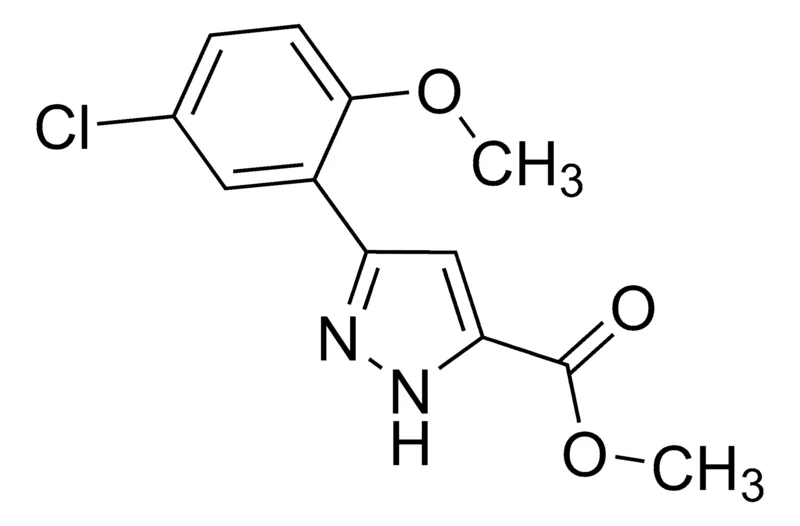 Sigma-Aldrich Methyl 3-(5-chloro-2-methoxyphenyl)-1H-pyrazole-5-carboxylate,AldrichCPR