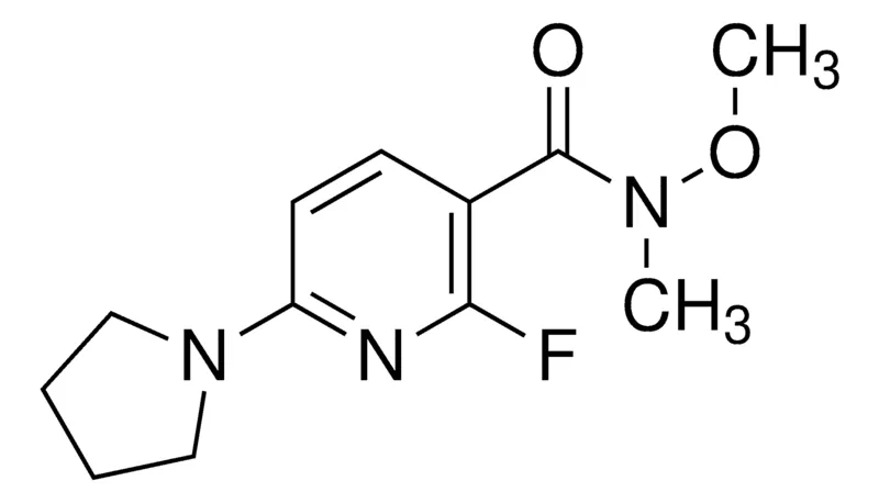Sigma-Aldrich 2-Fluoro-N-methoxy-N-methyl-6-(pyrrolidin-1-yl)nicotinamide，AldrichCPR