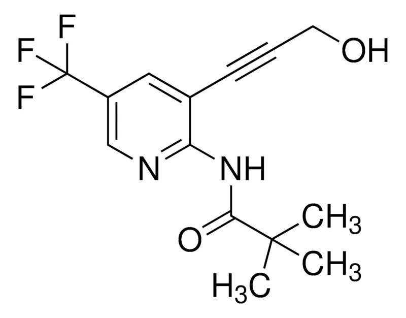 Sigma-Aldrich N-(3-(3-Hydroxyprop-1-yn-1-yl)-5-(trifluoromethyl)pyridin-2-yl)pivalamide，AldrichCPR