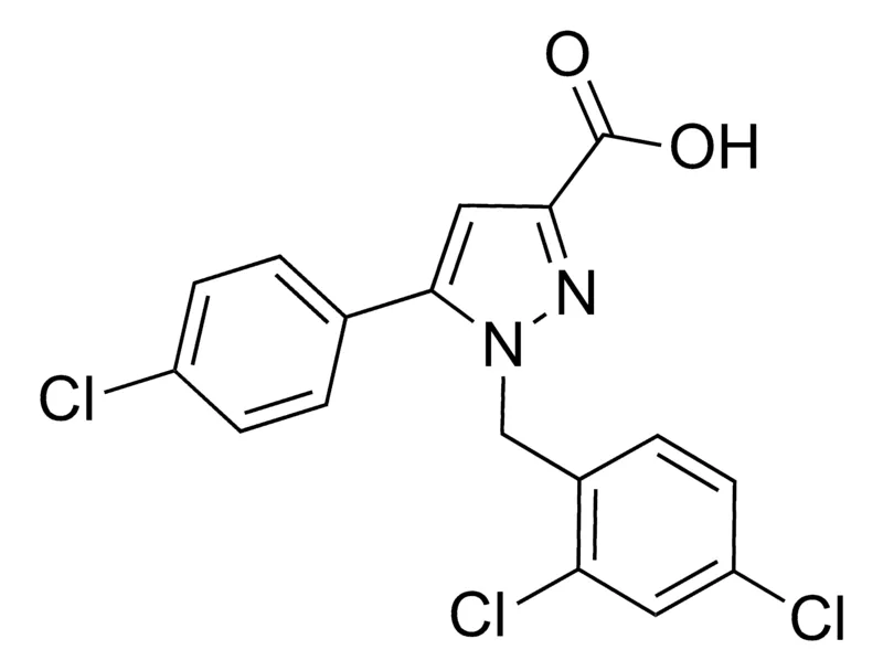 Sigma-Aldrich 1-(2,4-Dichlorobenzyl)-5-(4-chlorophenyl)-1H-pyrazole-3-carboxylic acid，AldrichCPR