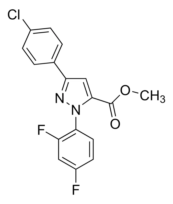 Sigma-Aldrich Methyl 3-(4-chlorophenyl)-1-(2,4-difluorophenyl)-1H-pyrazole-5-carboxylate,AldrichCPR