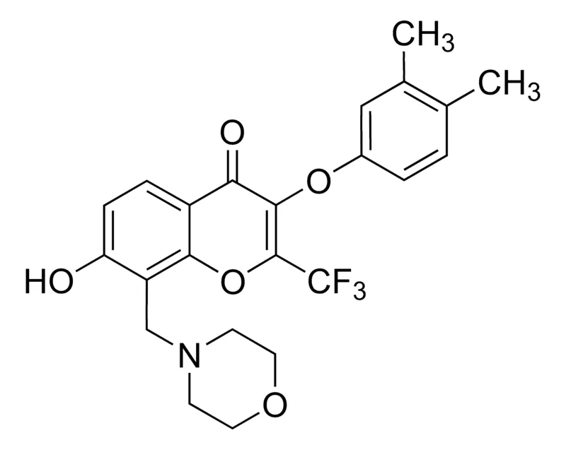 Sigma-Aldrich 3-(3,4-Dimethylphenoxy)-7-hydroxy-8-(4-morpholinylmethyl)-2-(trifluoromethyl)-4H-chromen-4-one，AldrichCPR