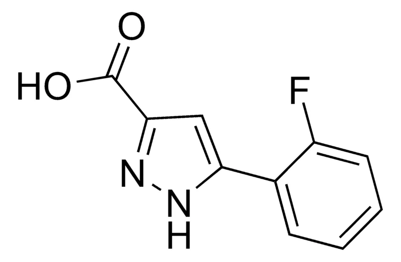 Sigma-Aldrich 5-(2-Fluorophenyl)-1H-pyrazole-3-carboxylic acid,AldrichCPR