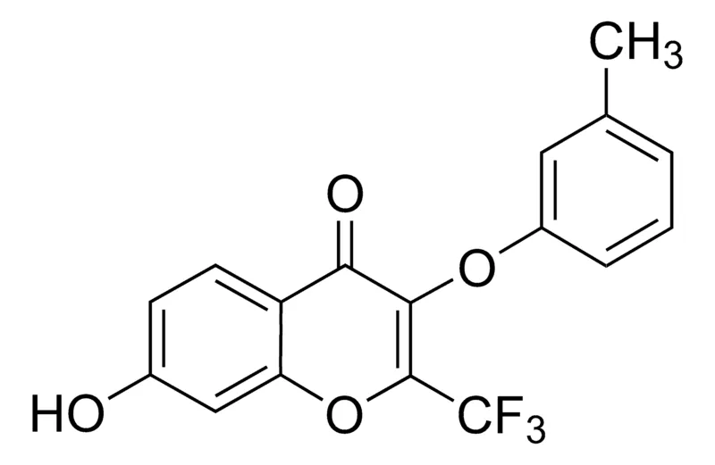 Sigma-Aldrich 7-Hydroxy-3-(3-methylphenoxy)-2-(trifluoromethyl)-4H-chromen-4-one,AldrichCPR