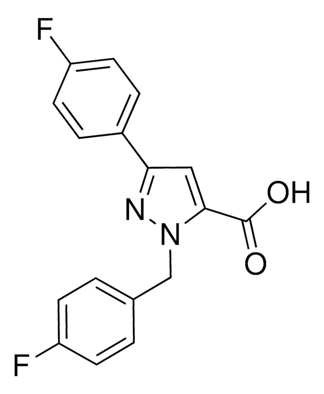 Sigma-Aldrich 1-(4-Fluorobenzyl)-3-(4-fluorophenyl)-1H-pyrazole-5-carboxylic acid,AldrichCPR