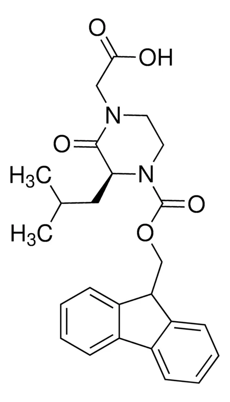 Sigma-Aldrich (3S)-4-Fmoc-1-carboxymethyl-3-isobutyl-piperazin-2-one，AldrichCPR