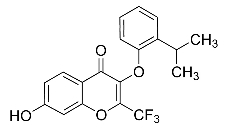 Sigma-Aldrich 7-Hydroxy-3-(2-isopropylphenoxy)-2-(trifluoromethyl)-4H-chromen-4-one,AldrichCPR