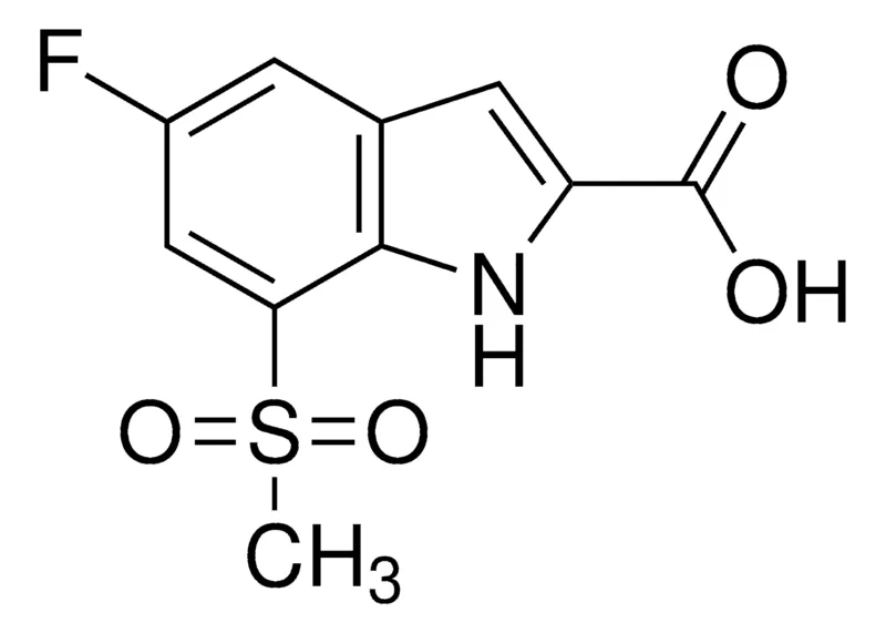 Sigma-Aldrich 5-Fluoro-7-(methylsulfonyl)-1H-indole-2-carboxylic acid,AldrichCPR
