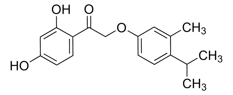 Sigma-Aldrich 1-(2,4-Dihydroxyphenyl)-2-(4-isopropyl-3-methylphenoxy)ethanone，AldrichCPR