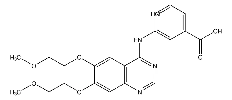 Sigma-Aldrich 3-((6,7-bis(2-methoxyethoxy)quinazolin-4-yl)amino)benzoic acid hydrochloride,AldrichCPR