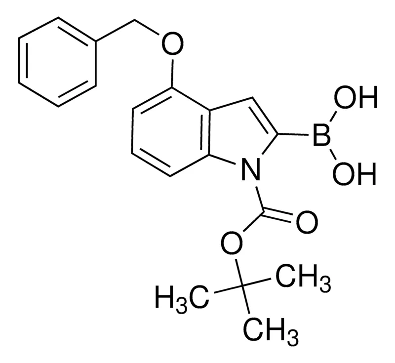 Sigma-Aldrich 4-Benzyloxy-1-tert-butoxycarbonylindole-2-boronic acid,AldrichCPR