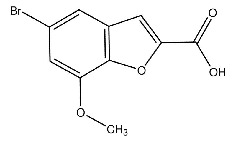 Sigma-Aldrich 5-Bromo-7-methoxy-1-benzofuran-2-carboxylic acid,AldrichCPR