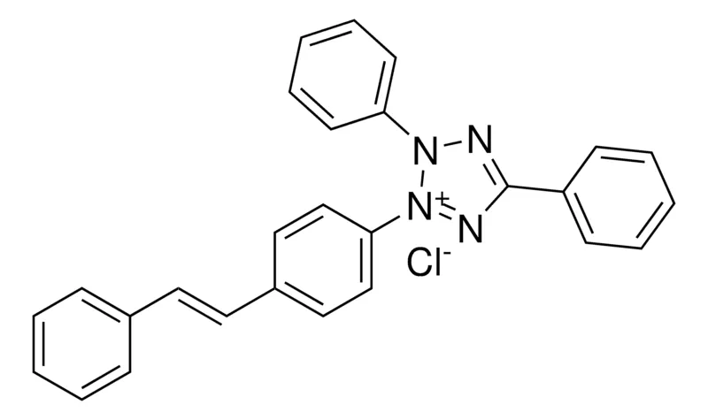Sigma-Aldrich 3,5-Diphenyl-2-{4-[(E)-2-phenylethenyl]phenyl}-3H-tetraazol-2-ium chloride，AldrichCPR