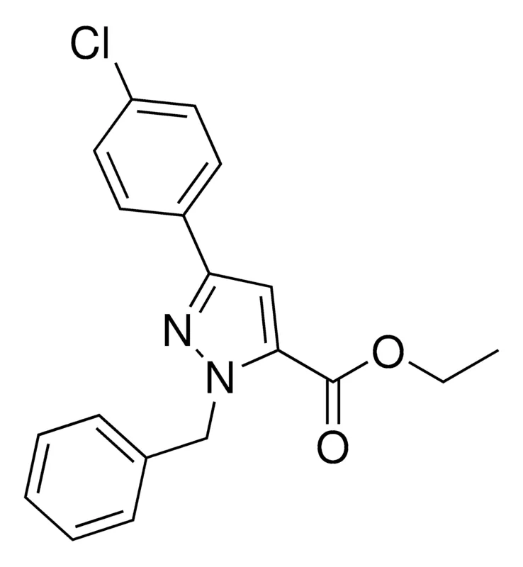 Sigma-Aldrich Ethyl 1-benzyl-3-(4-chlorophenyl)-1H-pyrazole-5-carboxylate,AldrichCPR