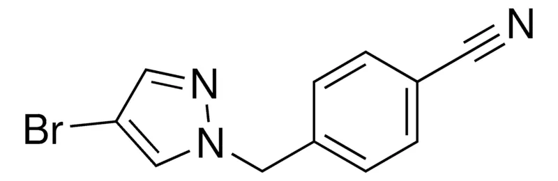 Sigma-Aldrich 4-((4-Bromo-1H-pyrazol-1-yl)methyl)benzonitrile,AldrichCPR