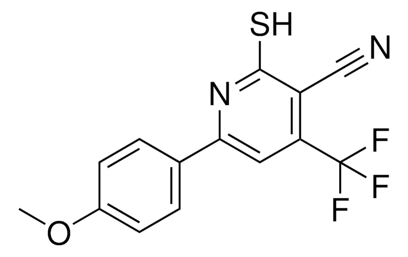 Sigma-Aldrich 4-(Trifluoromethyl)-1,2-dihydro-6-(4-methoxyphenyl)-2-thioxopyridine-3-carbonitrile,AldrichCPR