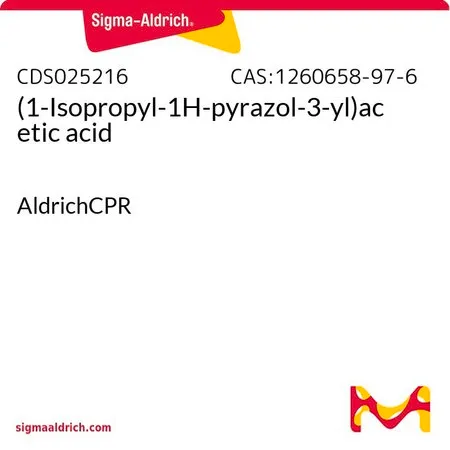 Sigma-Aldrich (1-Isopropyl-1H-pyrazol-3-yl)acetic acid，AldrichCPR