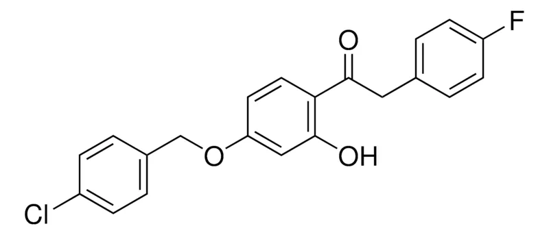 Sigma-Aldrich 1-(4-(4-Chlorobenzyloxy)-2-hydroxyphenyl)-2-(4-fluorophenyl)ethanone,AldrichCPR