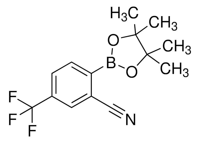 Sigma-Aldrich 2-(4,4,5,5-Tetramethyl-1,3,2-dioxaborolan-2-yl)-5-(trifluoromethyl)benzonitrile,AldrichCPR