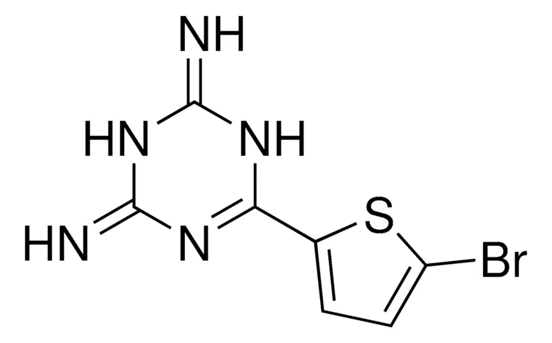 Sigma-Aldrich 6-(5-Bromothiophen-2-yl)-1,3,5-triazine-2,4-diamine,AldrichCPR