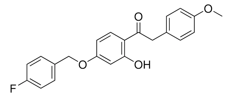Sigma-Aldrich 1-(4-(4-Fluorobenzyloxy)-2-hydroxyphenyl)-2-(4-methoxyphenyl)ethanone,AldrichCPR