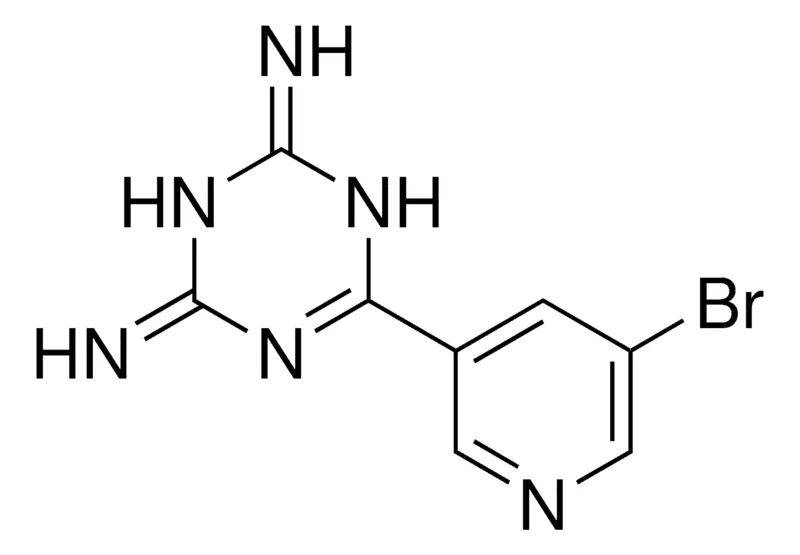 Sigma-Aldrich 6-(5-Bromopyridin-3-yl)-1,3,5-triazine-2,4-diamine,AldrichCPR