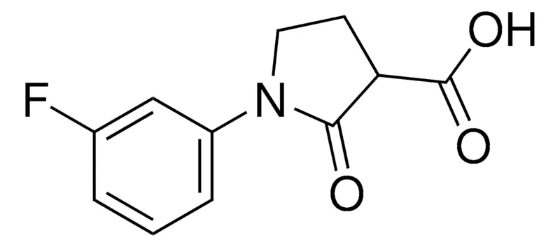 Sigma-Aldrich 1-(3-Fluorophenyl)-2-oxopyrrolidine-3-carboxylic acid,AldrichCPR