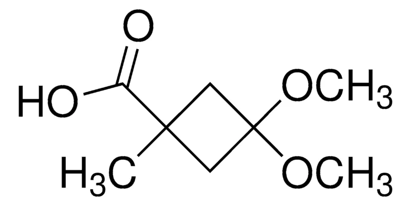 Sigma-Aldrich 3,3-Dimethoxy-1-methyl-cyclobutanecarboxylic acid，AldrichCPR
