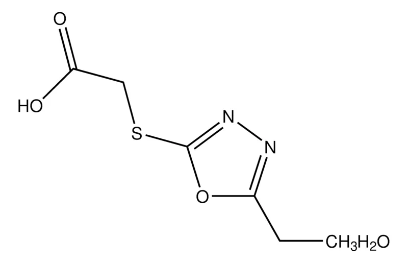 Sigma-Aldrich [(5-Ethyl-1,3,4-oxadiazol-2-yl)thio]acetic acid hydrate，AldrichCPR