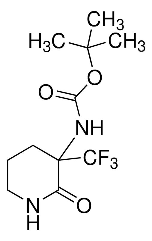 Sigma-Aldrich tert-Butyl 2-oxo-3-(trifluoromethyl)piperidin-3-ylcarbamate,AldrichCPR
