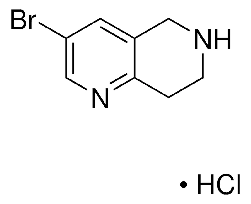 Sigma-Aldrich 3-Bromo-5,6,7,8-tetrahydro-1,6-naphthyridine hydrochloride,AldrichCPR