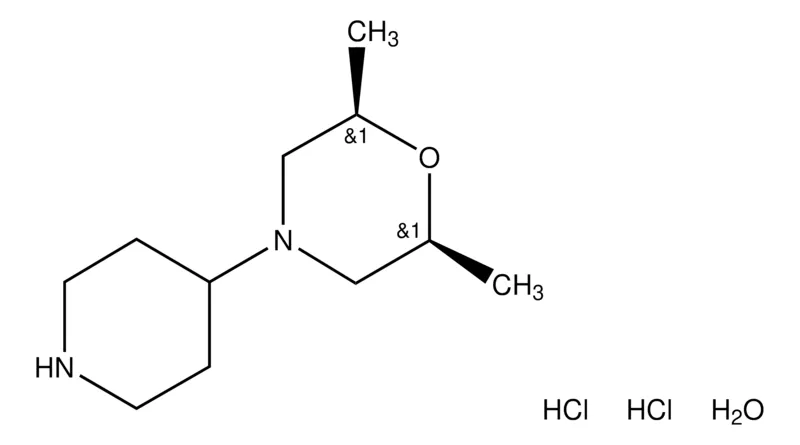 Sigma-Aldrich rac-(2R,6S)-2,6-Dimethyl-4-(4-piperidinyl)morpholine dihydrochloride hydrate,AldrichCPR