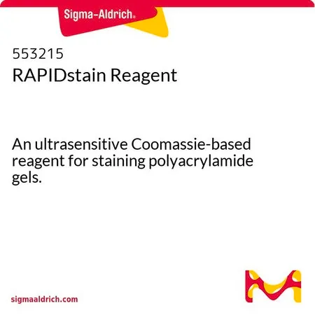 Sigma-Aldrich RAPIDstain Reagent，一种用于聚丙烯酰胺凝胶染色的超灵敏考马斯试剂。