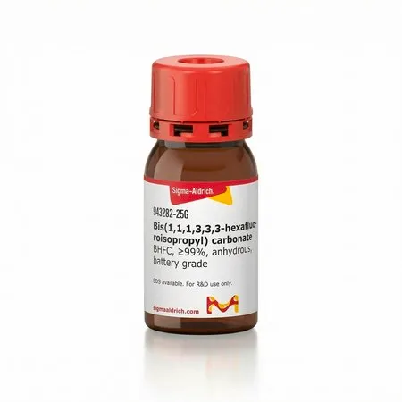 Sigma-Aldrich Bis(1,1,1,3,3,3-hexafluoroisopropyl) carbonate,BHFC,≥99%,无水,电池级