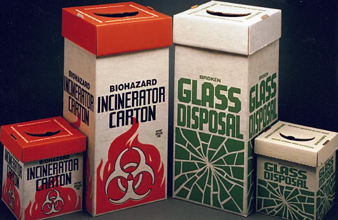Sigma-Aldrich Broken-glass disposal boxes,台式