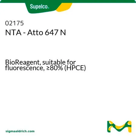 默克Supelco NTA - Atto 647 N，生物试剂，适用于荧光，≥80%（HPCE）
