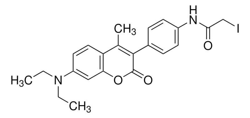 Sigma-Aldrich 7-二乙基氨基-3-[4-(碘乙酰氨基)苯基]-4-甲基香豆素，生物试剂，适用于荧光，≥85%（HPLC）
