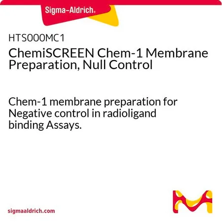 Sigma-Aldrich ChemiSCREEN Chem-1 Membrane Preparation, Null Control,用于放射性配体结合试验中阴性对照的Chem-1膜制备。