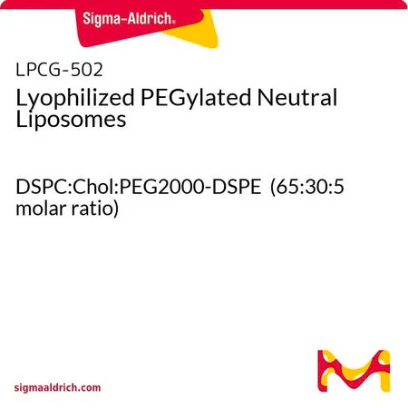 Sigma-Aldrich Lyophilized PEGylated Neutral Liposomes