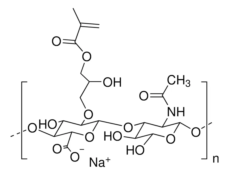 Sigma-Aldrich Hyaluronic acid methacrylate，取代度：10% -30%，分子量50万-75万Da