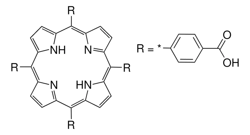 Sigma-Aldrich 4,4′,4′′′,4′″-(卟啉-5,10,15,20-四)四(苯甲酸),染料含量75%