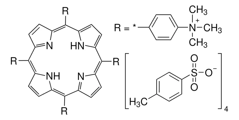 Sigma-Aldrich 5,10,15,20-四(4-三甲氨基)苯基卟啉四甲苯磺酸盐,染料含量90%,粉末