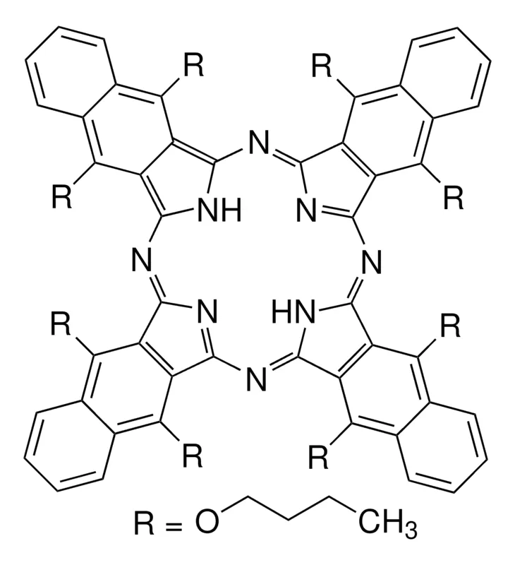 Sigma-Aldrich 5,9,14,18,23,27,32,36-八丁氧基-2,3-萘酞菁，染料含量95%