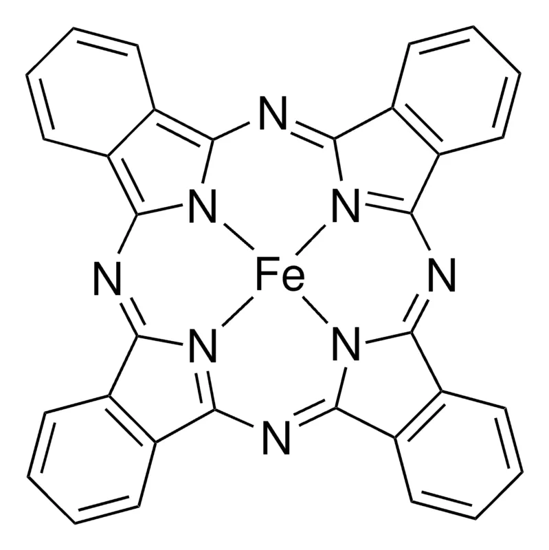 Sigma-Aldrich 酞菁铁，染料含量~90%