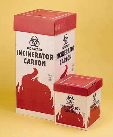 Sigma-Aldrich Biohazard incinerator carton，地板模型